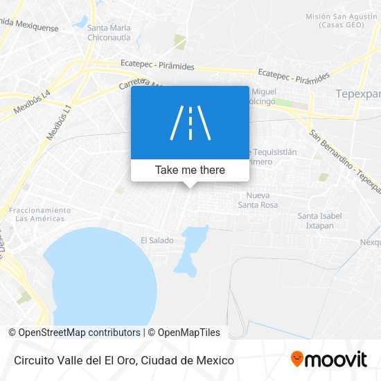 Circuito Valle del El Oro map