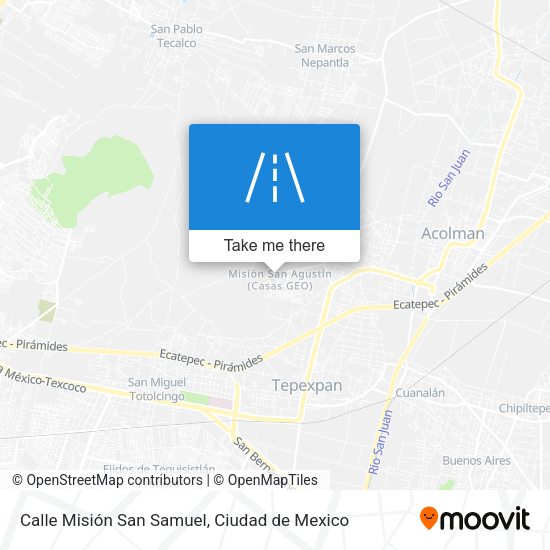 Calle Misión San Samuel map