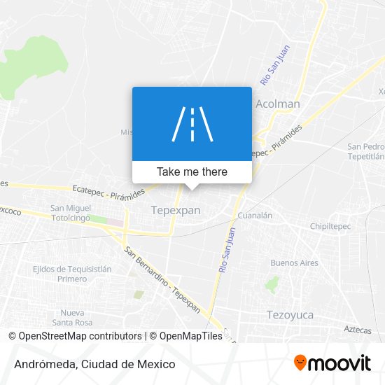 Mapa de Andrómeda