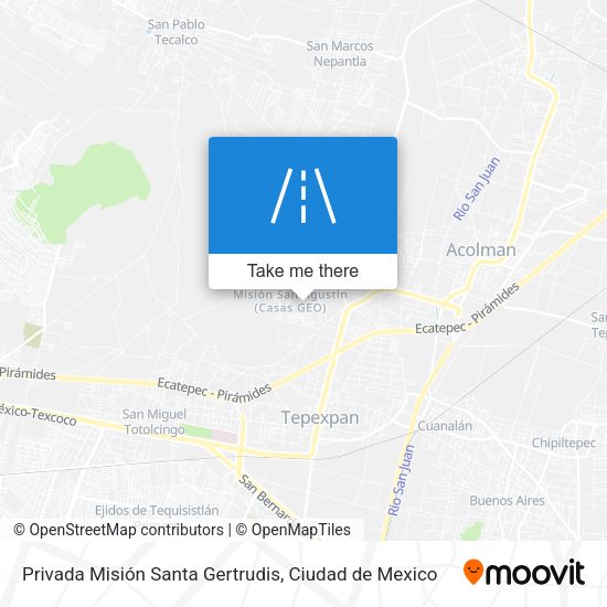 Mapa de Privada Misión Santa Gertrudis
