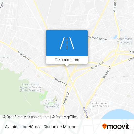 Avenida Los Héroes map