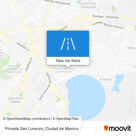 Privada San Lorenzo map