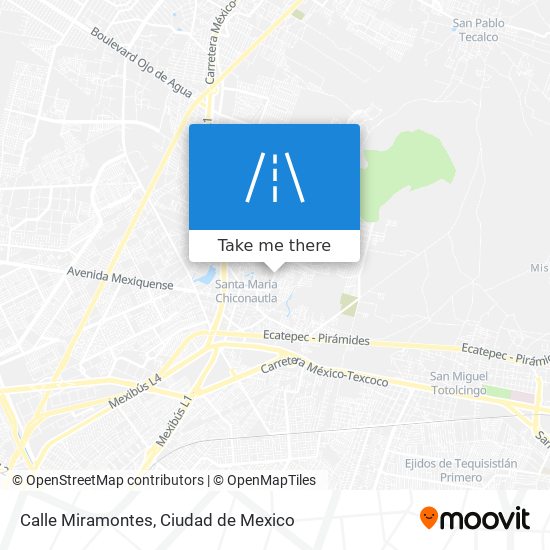 Mapa de Calle Miramontes