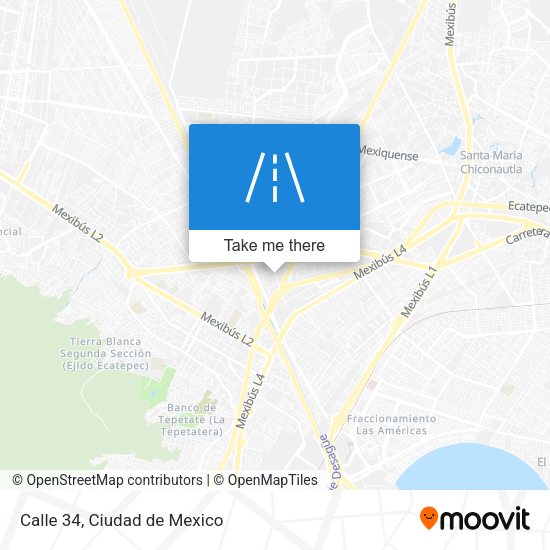 Mapa de Calle 34