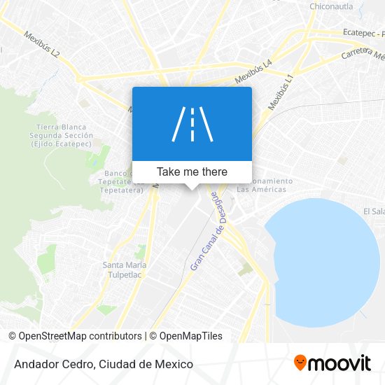 Mapa de Andador Cedro