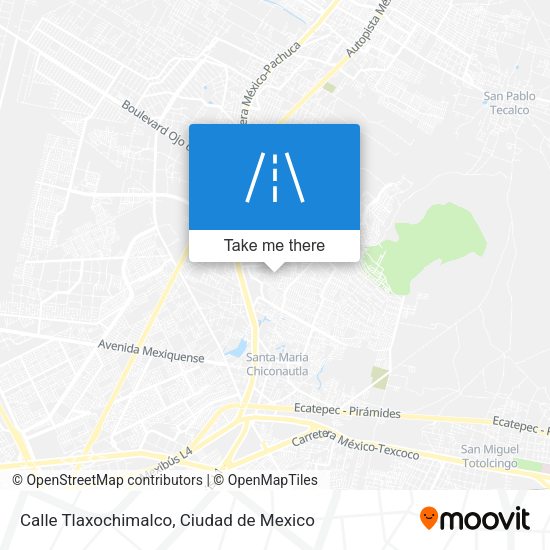 Calle Tlaxochimalco map