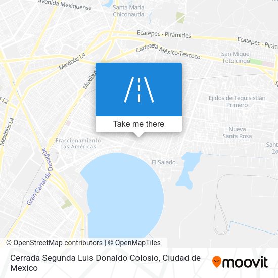 Cerrada Segunda Luis Donaldo Colosio map