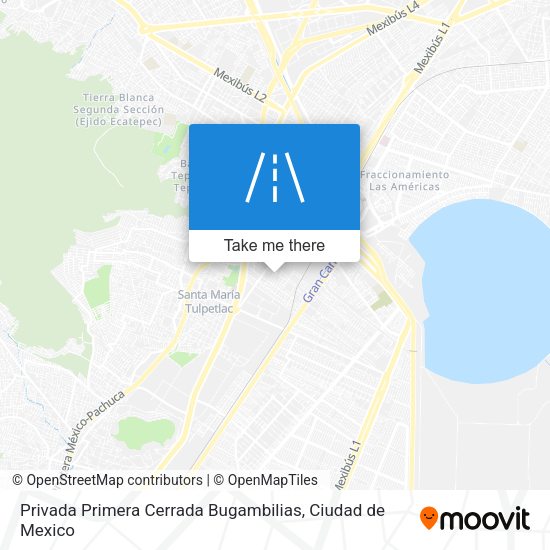 Privada Primera Cerrada Bugambilias map