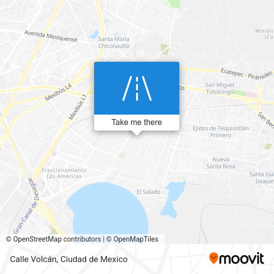 Calle Volcán map