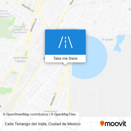 Mapa de Calle Tenango del Valle