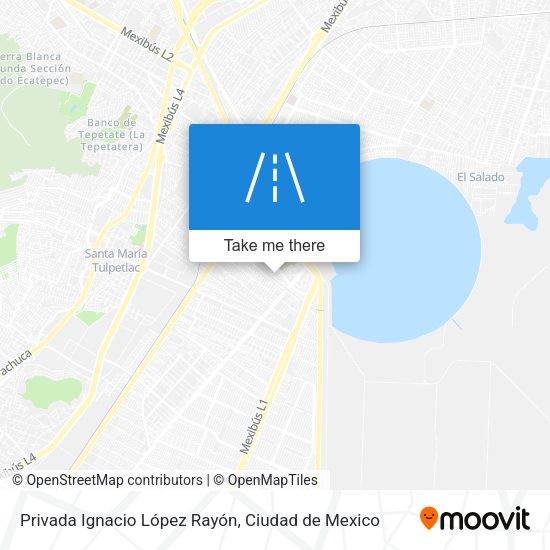 Mapa de Privada Ignacio López Rayón