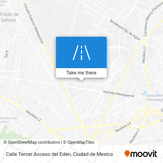 Calle Tercer Acceso del Edén map