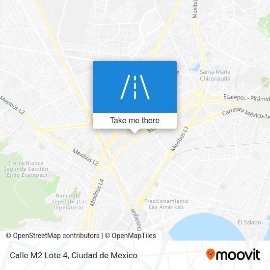 Mapa de Calle M2 Lote 4