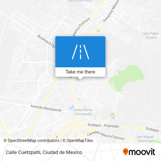 Calle Cuetzpatli map