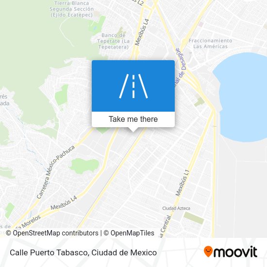 Mapa de Calle Puerto Tabasco