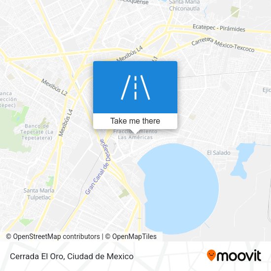 Cerrada El Oro map