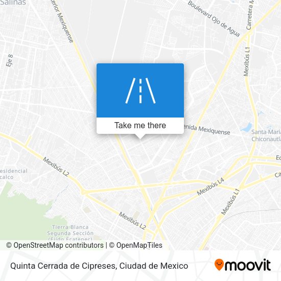 Quinta Cerrada de Cipreses map