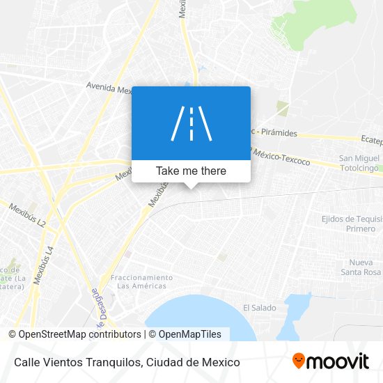 Calle Vientos Tranquilos map
