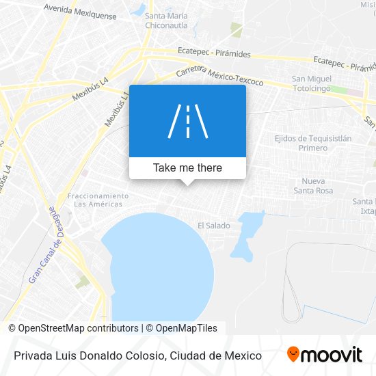 Privada Luis Donaldo Colosio map