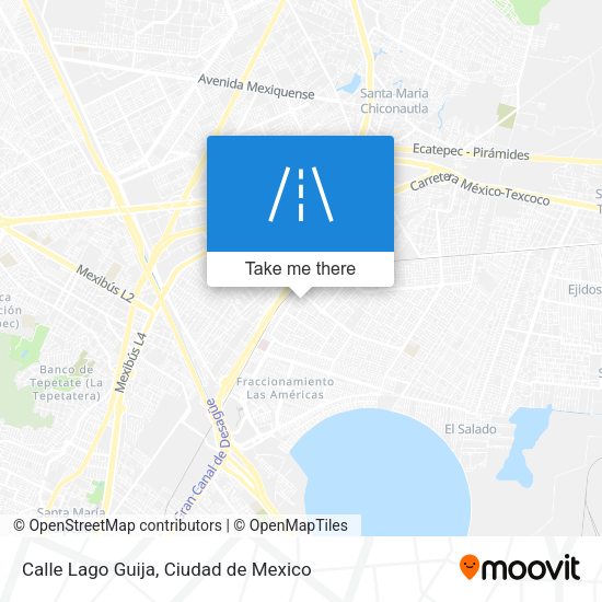Calle Lago Guija map