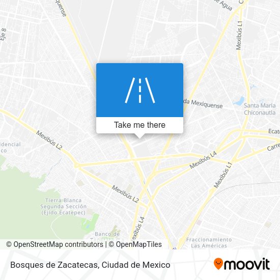 Mapa de Bosques de Zacatecas