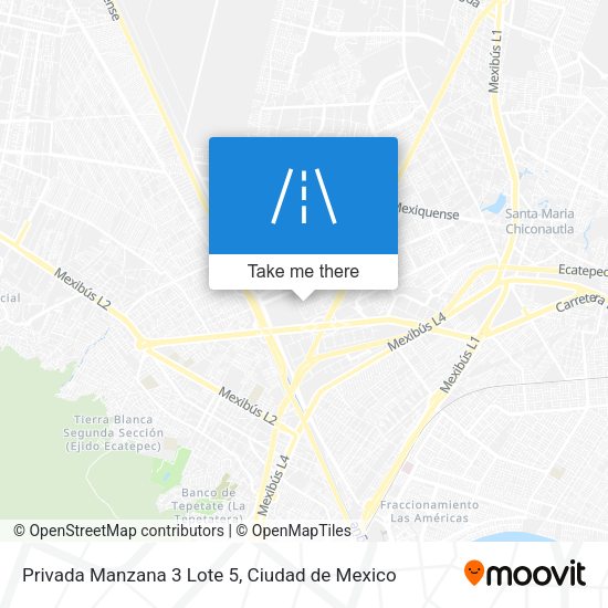 Mapa de Privada Manzana 3 Lote 5