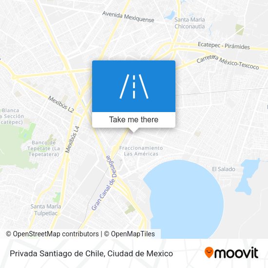 Privada Santiago de Chile map