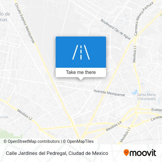 Calle Jardines del Pedregal map