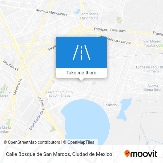 Calle Bosque de San Marcos map