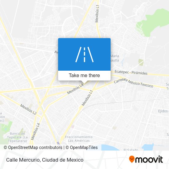 Mapa de Calle Mercurio