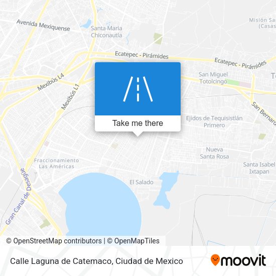 Calle Laguna de Catemaco map