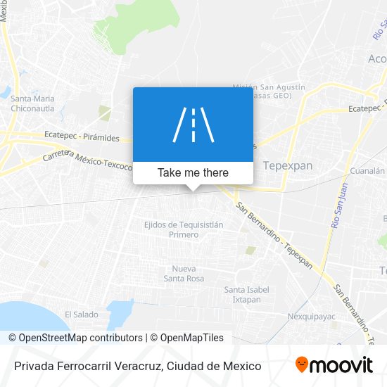 Privada Ferrocarril Veracruz map