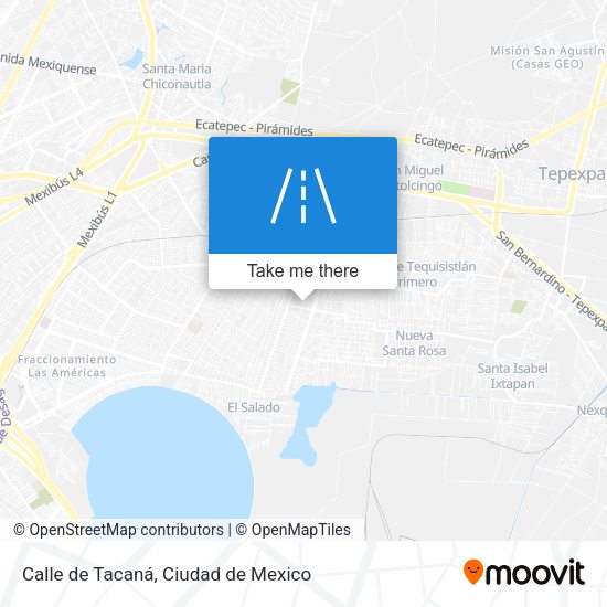Calle de Tacaná map