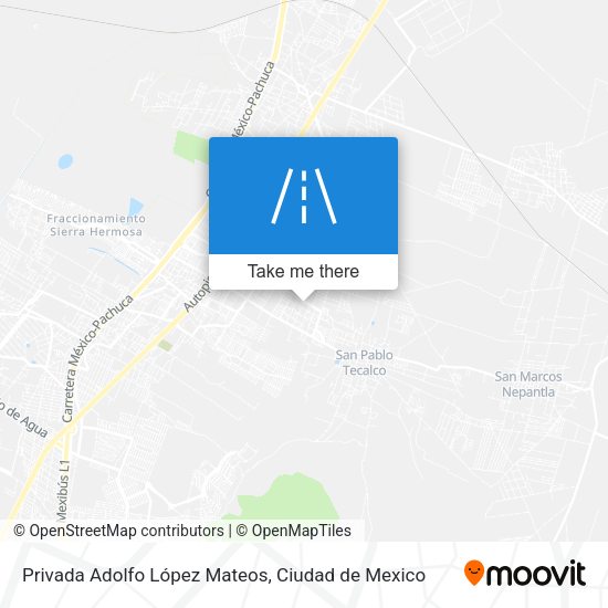 Privada Adolfo López Mateos map