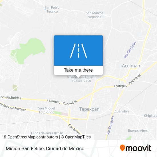 Misión San Felipe map