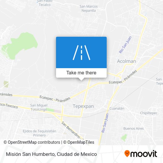 Misión San Humberto map