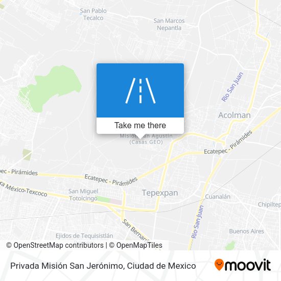Mapa de Privada Misión San Jerónimo