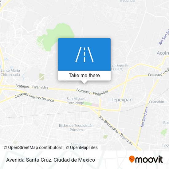 Mapa de Avenida Santa Cruz