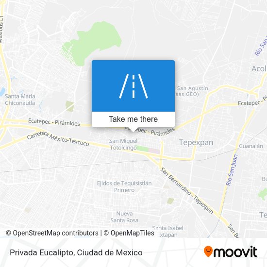 Mapa de Privada Eucalipto