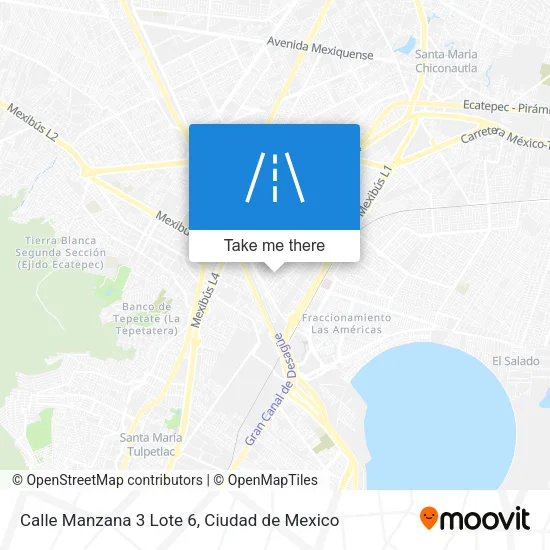 Calle Manzana 3 Lote 6 map