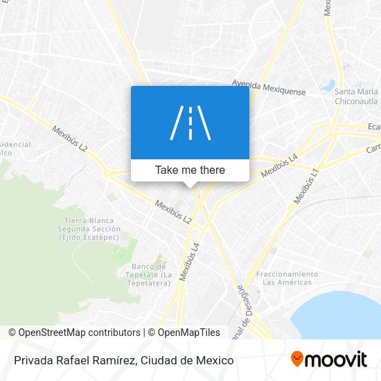 Privada Rafael Ramírez map