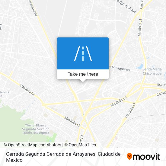 Cerrada Segunda Cerrada de Arrayanes map