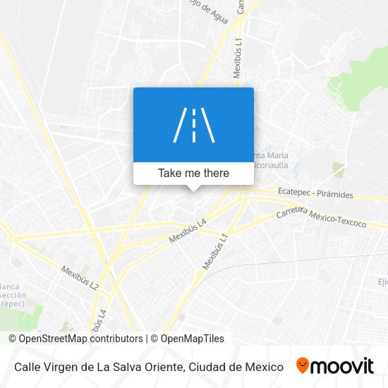 Calle Virgen de La Salva Oriente map