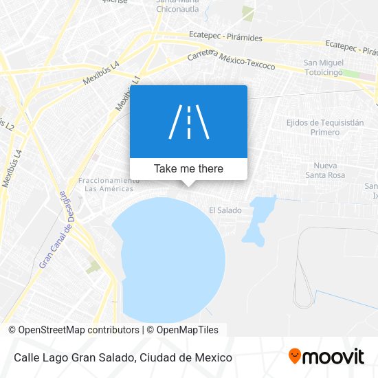 Mapa de Calle Lago Gran Salado