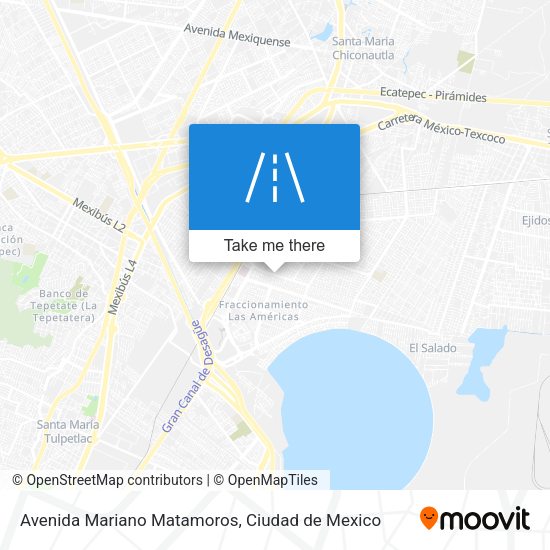 Avenida Mariano Matamoros map