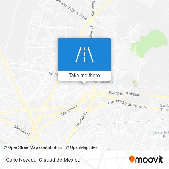 Calle Nevada map