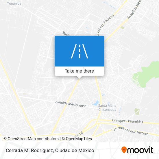 Mapa de Cerrada M. Rodríguez