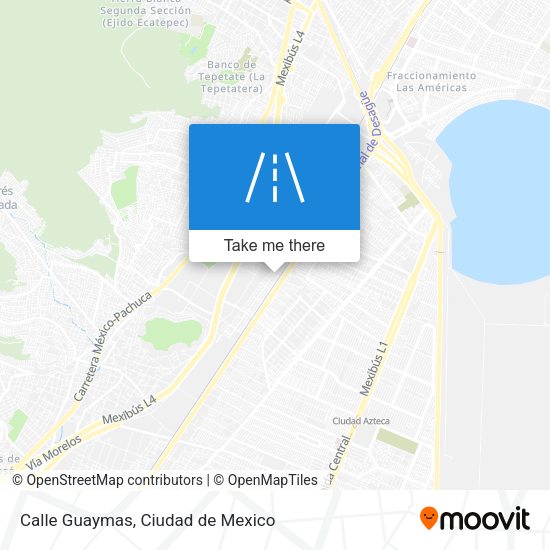 Calle Guaymas map