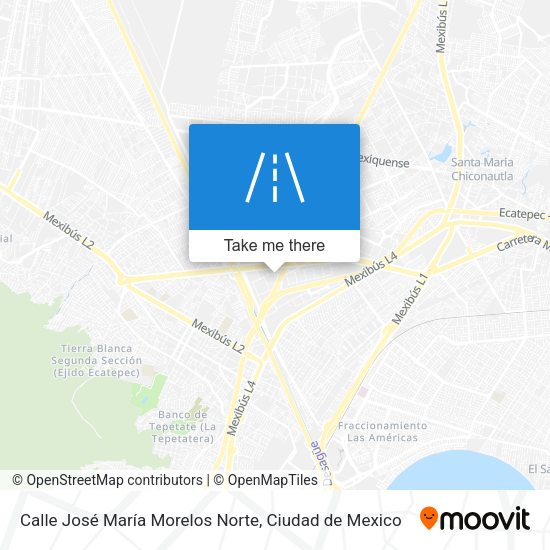Calle José María Morelos Norte map