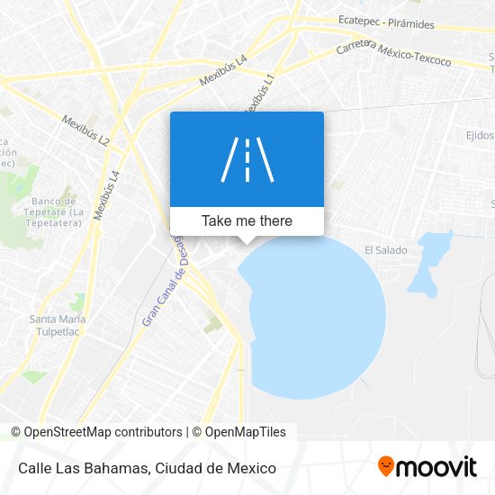 Calle Las Bahamas map